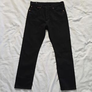 Levi 501 Black Jeans, Size 34